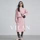 vilan/Huilan skirt for women new winter fashion commuting high waist slim straight color contrasting age-reducing long skirt