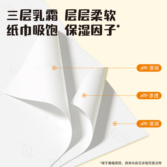 Deyou Cream Paper Moisturizing Yunrou Towel Milk Dragon Joint Portable Small Pack Baby Pumping Paper