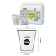sodolike disposable cup thickened paper cup home kitchen office picnic camping coffee water cup large size