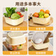 Miaoran vegetable wash basin double drain basket rice sieve household kitchen living room fruit tray thickened water filter vegetable basket fruit basket