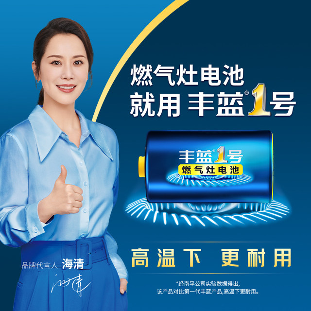Nanfu Fenglan No. 1 gas stove battery 2-pack No. 1 large battery R20 carbon gas stove water heater special