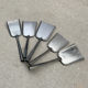 Thick iron shovel garden art shovel shovel carbon steel gray shovel stainless steel spatula home trumpet fire shovel coal shovel garbage shovel
