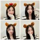 Cute tiger headband headband cos little tiger ear headband cartoon animal hairpin female hair accessories performance props