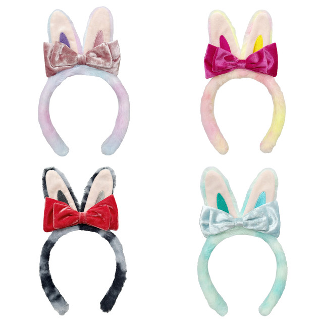 High-end rabbit ears hairband rabbit headdress cute princess rabbit face washing headband hair card adult children's hair accessories