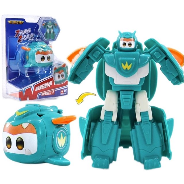 Super Flying Super Pet Lebao Aibao Zhuangbao Jinxiaobao Transformation Mecha Robot Toy Children's Boy