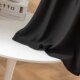 Design-sensual lace-up pocket A-line skirt silk silk mid-length skirt for women in summer slim work skirt
