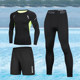 Swimsuit suit men full body sun protection long sleeve trousers swimming trunk beach swimming top surf snorkeling jellyfish diving suit
