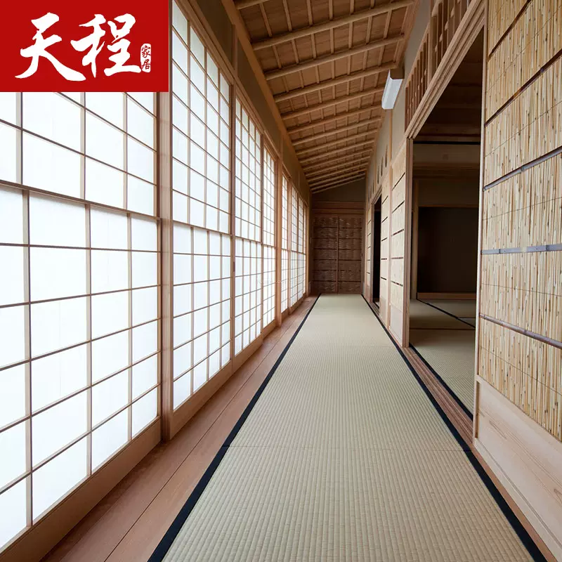 日式榻榻米格子门推拉门樟子纸和室实木花格隔断移动