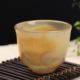 Pure natural fine Brazilian jade agate cup folding waist cup tea cup tea set wine glass ornaments universal pure handmade fine sculpture