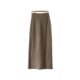 2024 autumn and winter new knitted skirt for women retro style sexy slit hip skirt high waist slim pencil skirt