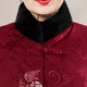 Grandma winter cotton jacket 70 -year -old 80 elderly female festive Tang clothing cotton jacket mother plus velvet thick lady jacket