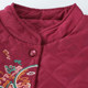 Winter clothes for middle-aged and elderly women, grandmothers with thin inner sleeves, 70-year-old and 80-year-old mothers, winter embroidered small cotton coats for outer wear