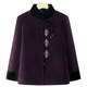Grandma's winter clothes cotton coat, middle-aged and elderly cotton clothes, mother's cotton jacket, plus velvet thickened jacket, old lady's large-size clothes
