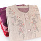 Middle-aged and elderly women's grandmother's winter clothing plus velvet and thickening mother's sweater sweater old lady's cardigan autumn and winter coat