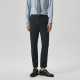 Jinba men's spring and summer trousers capable new business casual light breathable simple solid color straight-leg casual pants