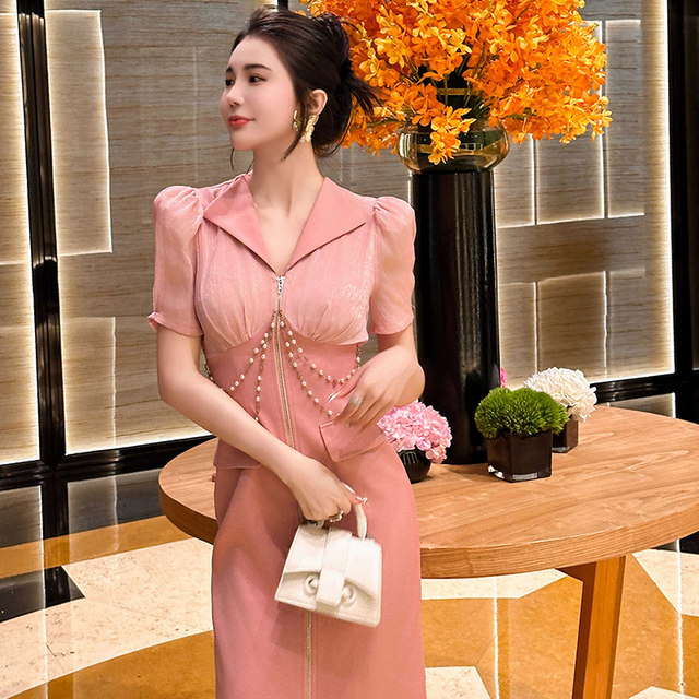 Fashion Gaoding professional dress bag hip dresses in summer wear ...