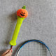 Halloween pumpkin badminton racket handle cover protective cover feather racket handle cover high elastic universal badminton pendant