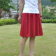 Authentic summer solid color 8 piece cotton and linen skirt mid-length over-knee flowing big hem skirt mid-skirt fairy skirt large size