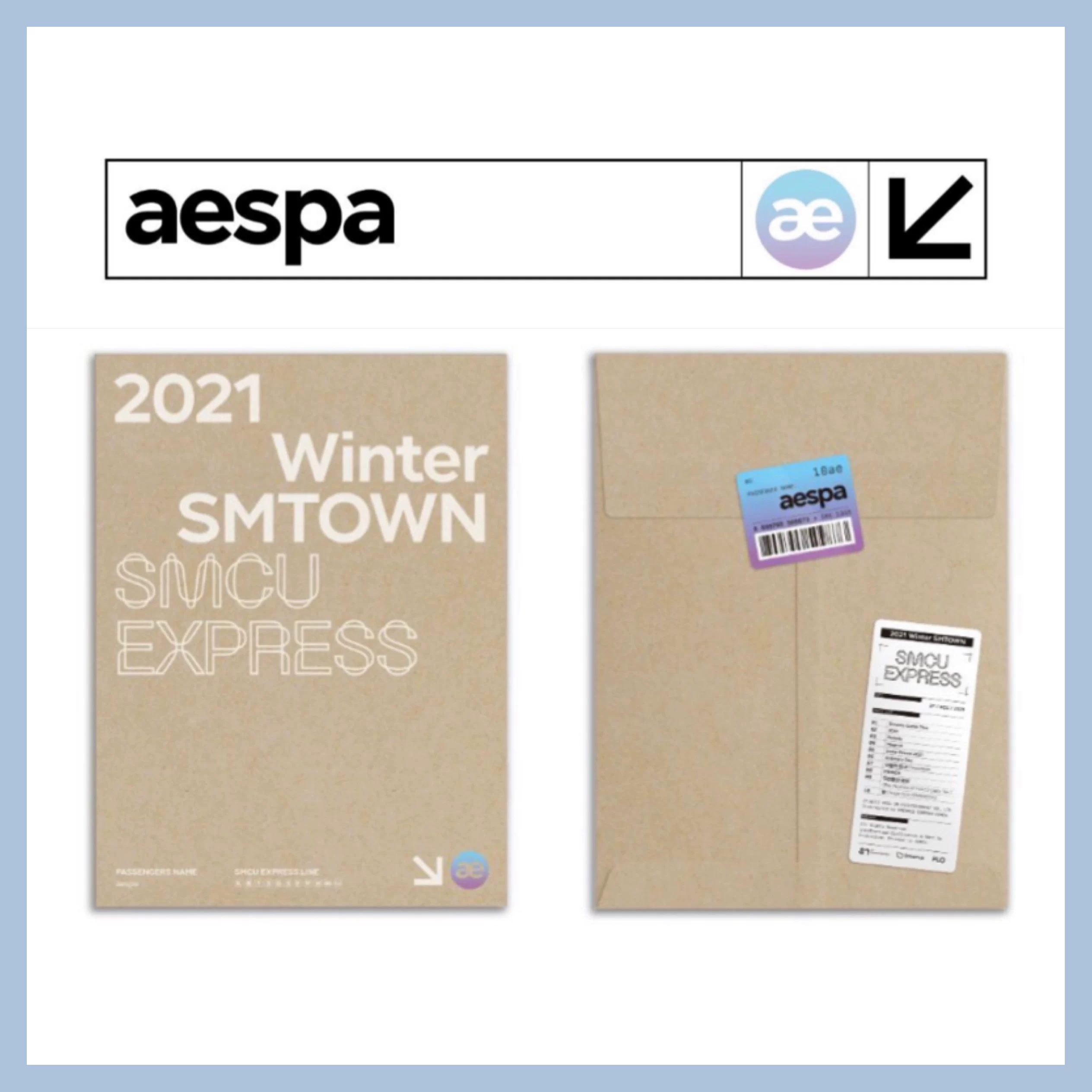 Бесплатная доставка AESPA зима 2021 Зима SMTOWN: SMCU ExRPESS