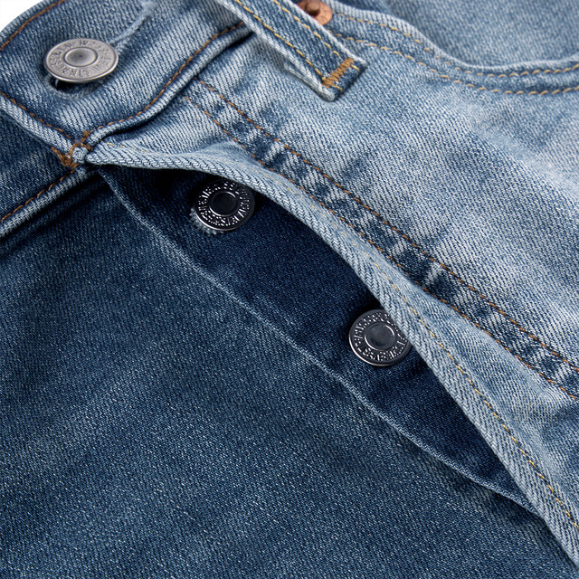 Levi's Lyvis Ice Cool Series Summer Women's American High Street Retro Short Skirt Blue Spliced ​​Denim Skirt
