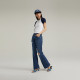 Levi's Women's BAGGY American Nostalgic Retro Loose Casual Classic Ripped Blue Jeans