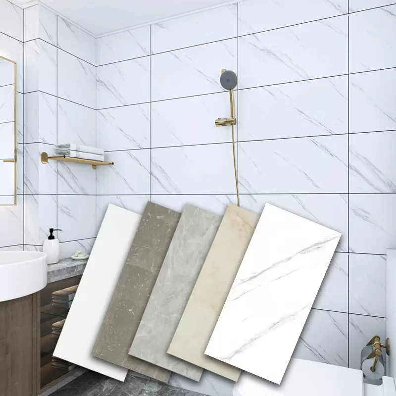 瓷砖贴纸加厚遮丑补洞浴室卫生间背景墙装饰仿大理石防水自