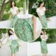 Skirt, summer women's boutique sweet French bow tie, slim and versatile trendy fishtail skirt