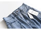 B316 solid color grinding white semi-elastic waist pocket A-line skirt mid-length skirt summer new women's skirt denim skirt skirt skirt