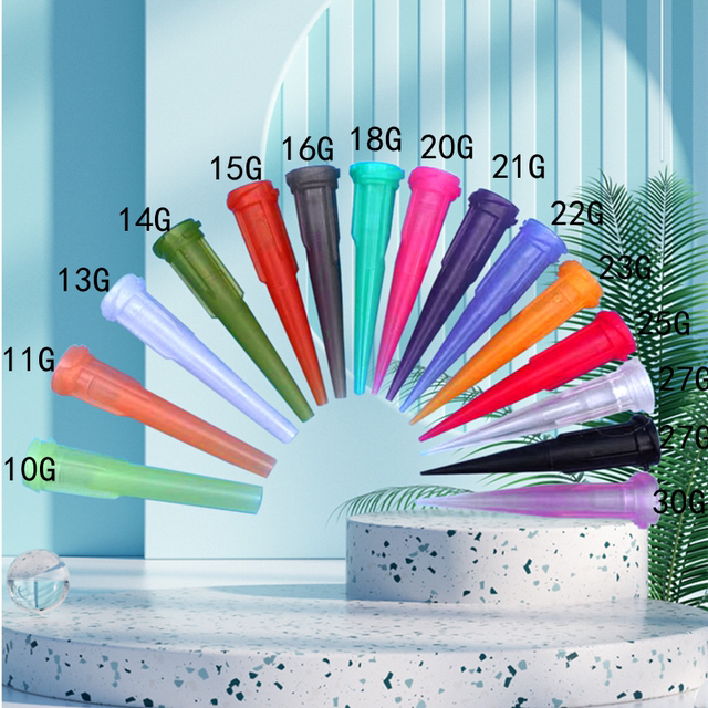 Dispensing needle tapered needle TT plastic needle needle tip all plastic needle consumables dispensing machine oblique needle