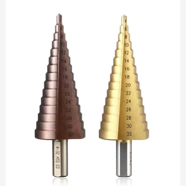 German imported pagoda drill bit universal metal hole opener tapered ladder steel super hard hole opener