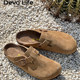 Devo/Wo half pack retro couple half slip-on Birkenstock shoes 3624