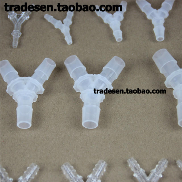 Y-type tee hose tee pagoda joint plastic equal diameter variable diameter pagoda tee herringbone pagoda inclined tee
