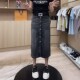 High waist slit straight versatile jeans skirt without elasticity summer new large size women's retro slim hip skirt
