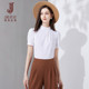 White half turtleneck puff sleeve shirt for women 2025 new high-end fashion beautiful shirt French unique top