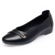 Flat-soled mom's leather shoes, genuine leather soft-soled wedge-heeled shoes, spring and autumn style, middle-aged and elderly women's shoes, large size 41-43