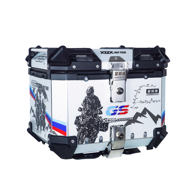 Star Riding Xiafu Ying UHR150 aluminum alloy tail box electric car motorcycle UY125 large capacity universal trunk