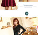 Autumn and winter large size knitted short skirt fat mm skirt slim A-line skirt age-reducing puffy skirt 200 Jin [Jin equals 0.5 kg] Student pleated skirt
