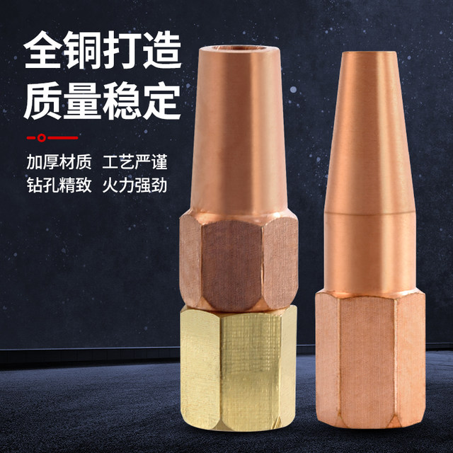 Shooting and suction welding turtle, type 6 propine, plum blossom welded acetylene welded mouth all copper 2 liter of gas liquefied gas welding gun head