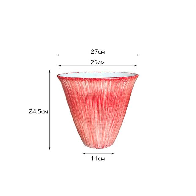 Simple flowerpot Cymbidium orchid Phalaenopsis Large diameter high-end flower pot plant potted tall bonsai Internet celebrity flower pot