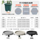 Floor-standing extra large flower pot tray indoor villa shopping mall universal wheel mobile thickened plastic water tray with brake
