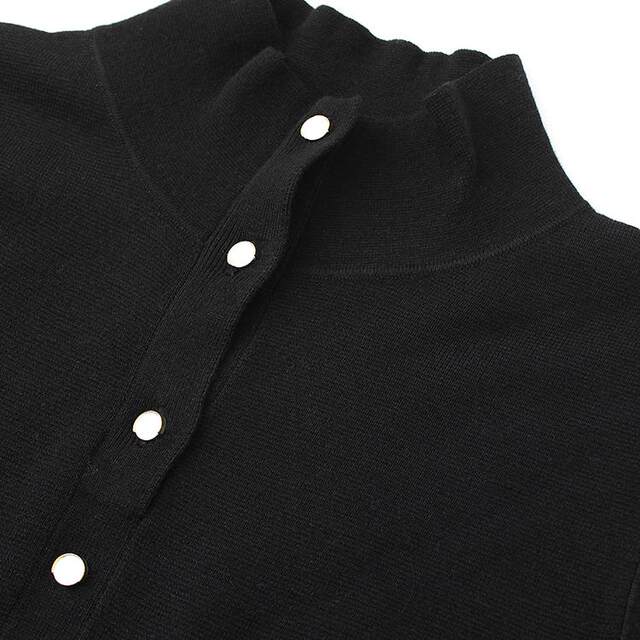 [Same style in the counter] Yifini/Yifei round neck long sleeve knitted dress for women's fashionable and versatile wool skirt winter new