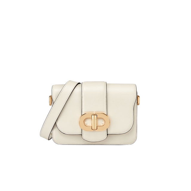 DISSONA women's bag DoubleD light luxury brand high-end chain small square bag genuine leather shoulder crossbody bag