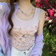 Gray American small suspender women's clothing with inner wear 2025 summer unique and beautiful vest I-shaped sleeveless top wear outer wear