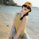 Black halter neck with chest pad suspender women's inner wear 2025 spring and summer new slim vest beautiful base top