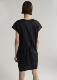 Nordic niche tot shirt skirt for women asymmetric slanted V-neck temperament slim pleated silhouette dress for women