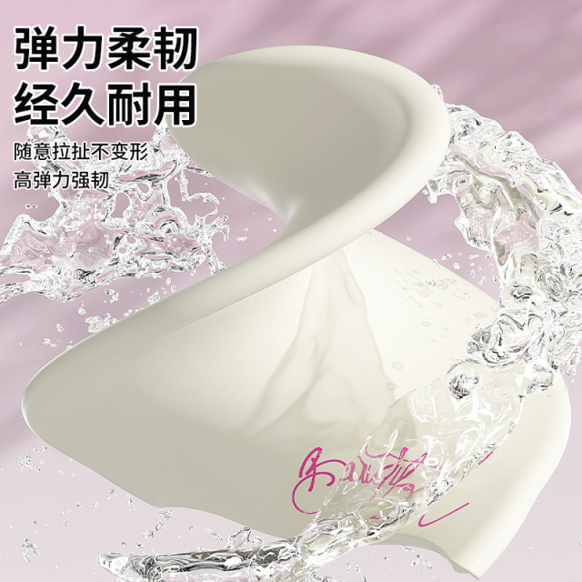 Huili swimming cap for women 2025 new model plush comfortable silicone waterproof head without tip professional adult ear protection swimming cap for men