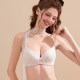 French small breasts gathering and large underwear adjustable type, sweet small floral bra set, bra