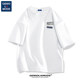 GENIOLAMODE short-sleeved summer men's 2025 new pure cotton boy simple loose quick-drying men's T-shirt white
