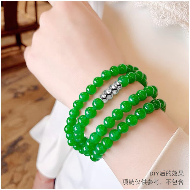 S925 silver buckle pearl necklace DIY accessories necklace buckle head pearl buckle screw buckle silver decoration accessories connection buckle