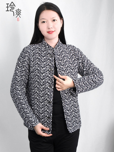 Alpaca wool cotton-padded jacket, women's inner layer, thickened Inner Mongolia wool cotton-padded coat, winter cold-proof and warm jacket for middle-aged and elderly people